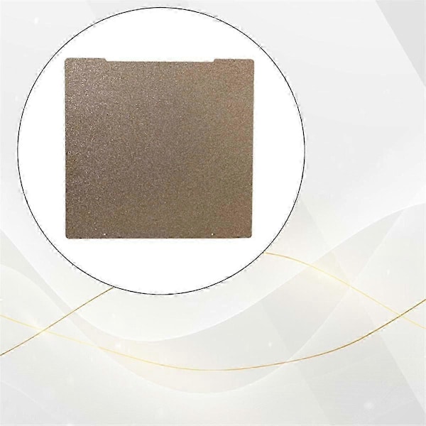 Byggplatta PEI-ark 241x254MM Dubbelsidig fjäderstålplåt för Prusa I3 MK3/MK3S/MK4 3D-skrivare (W)