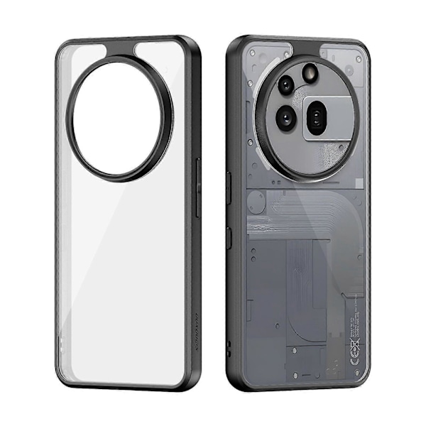 För Nothing Phone (3a) Pro Skal TPU+PC Matt Fallsäkert Telefonskal (REACH-certifiering) (W)