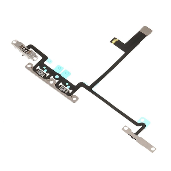 Volymknapp Flexkabel Reservdel med Metallplatta för iPhone X (W)