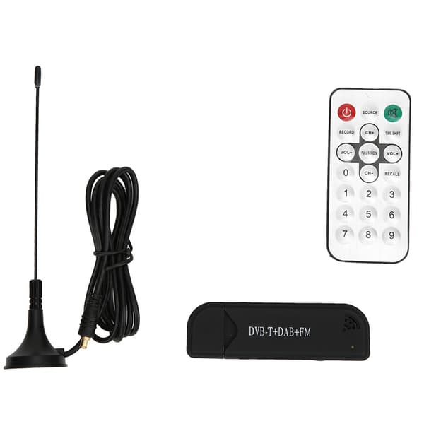 USB DVB-T FM SDR Dongle til Digital TV-modtager RTL2832U