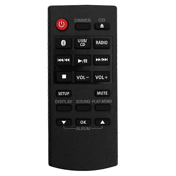 N2QAYB000984 Replaced Remote compatible with Panasonic CD Stereo Sub SA-PM250 SC-PM250 SC-PM600 SC-U