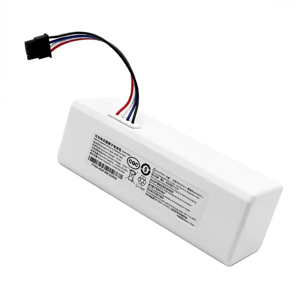 Reservebatteri 14,4V Lithium-Ion for Xiaomi Mijia 1C Robotstøvsuger Modell STYTJ01ZHM js[fw] 12800mAh