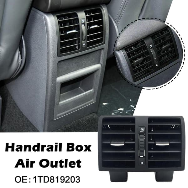 Bageste ventilationsgitter luftdyse til Volvo P5K4 og P6S1 modeller