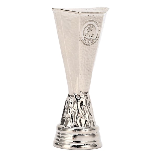 Mini Fotboll Trofé Ornament Metall Trofé Modell Fans Souvenir för Skrivbordsdekoration 4,5cm (B)