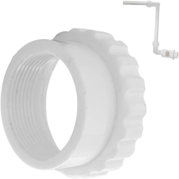 Justerbart pool-sprinklersystem, kompatibelt med de fleste 1,5 tommer gevindfittings (W)