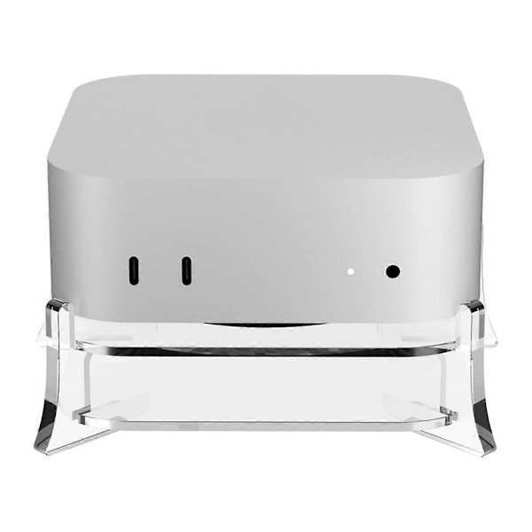Mac M4 -jalustan lisätarvikkeet, kirkas akryylinen pöytäteline sopii Mac Mini M4/M4 Pro -kiinnitykseen Cooli (L)