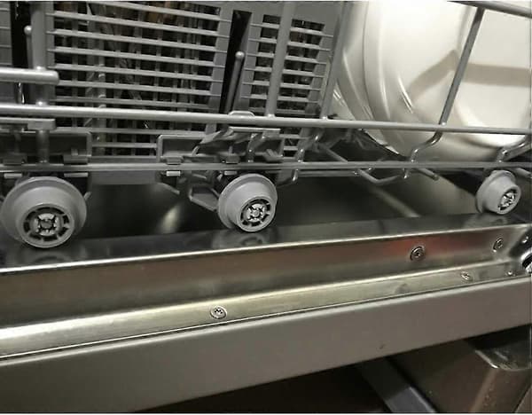 Set med 4 diskmaskinshjul för underkorg, diskmaskinshjul för Siemens, Bosch 165314(w)