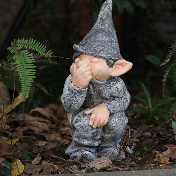 Travl Julemand Lortende Miniatur Statue Lorte Simulerende Figur Form Sjov Resin Sjovt Liv (W)