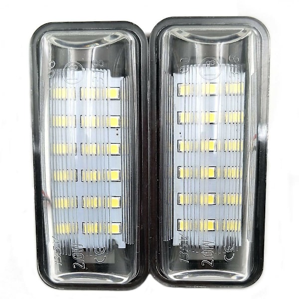 2X LED Nummerplatenlys for FT-86 GT86 BRZ WRX Forester white