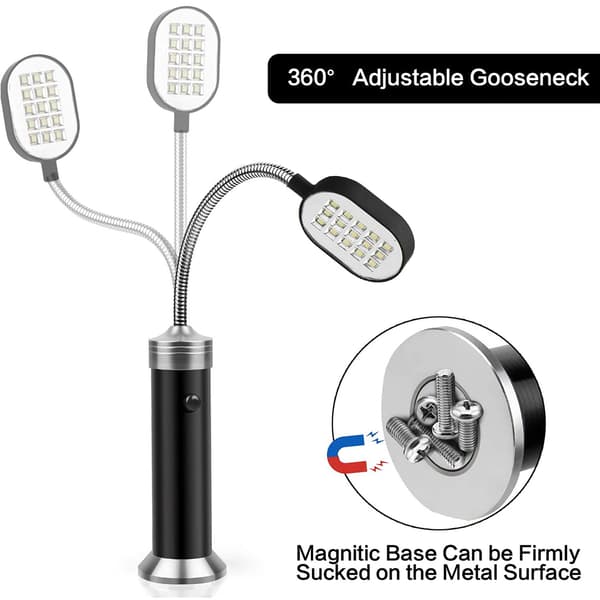 Grilllys 360° Justerbar Bærbar Campinglampe 15LED