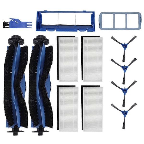 Ersättningsdelar Kit för Robovac 11S 25C 30 30C 35C 12 15T 15C Slim Robot Dammsugare Huvud Sidoborste He (W)