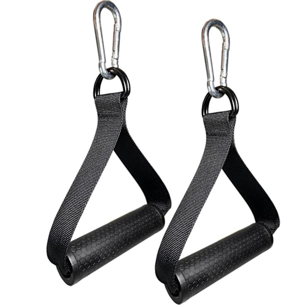 Tunga träningshandtag Kabelmaskin Fäst Handtag Gymtillbehör för motståndsträning {FW} 2pcs