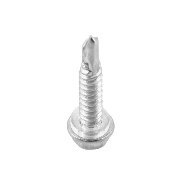 50 st Självborrande Skruvar, Rostfritt Stål, 6,3 mm X 32 mm, Självborrande Skruv med Packning (W)