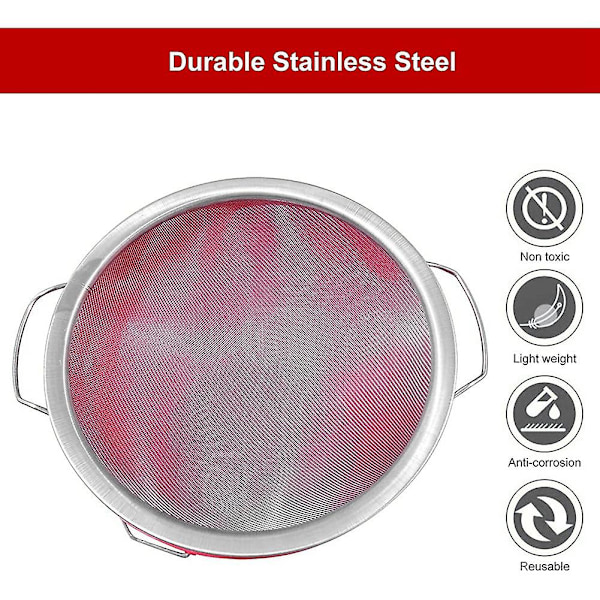 Malingssil med maske av rustfritt stål, traktfilterdeksel, filterverktøy, produkt 60-mesh fw Silver