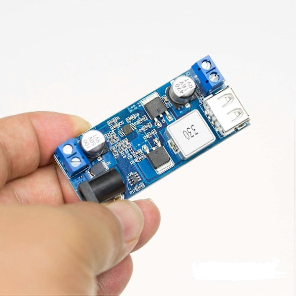DC 12V 24V - DC 5V 5A Buck-muunninmoduuli, 9-36V Step Down - USB 5V -muuntaja, kaksoislähtöjännitteen säädinlevy (W)