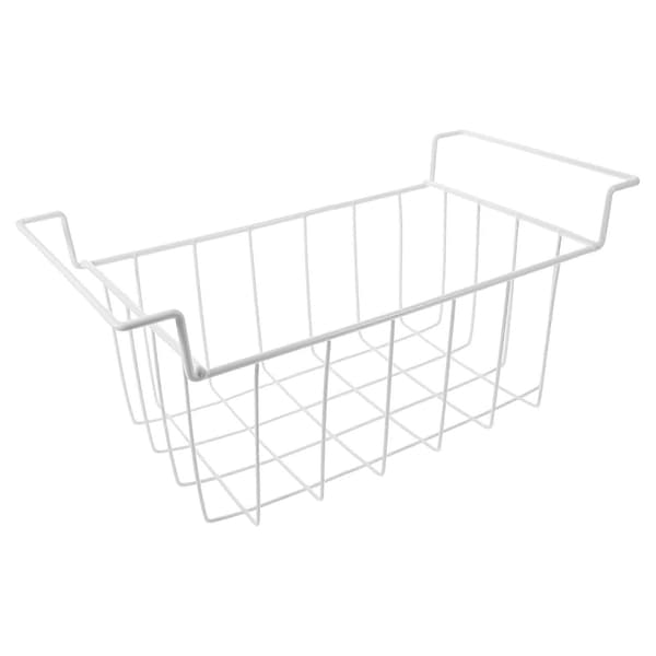 Rektangulär Fryskorg i Järn 45x22x20cm Vit