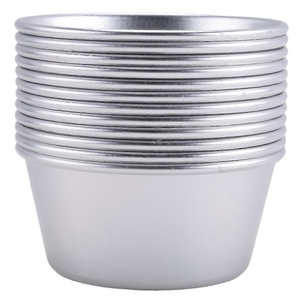 12 Stk. Individuelle Forme Puddingforme Kopper Mini Chokolade Smeltede Pander Non-Stick Cupcake Kagebageform (W)