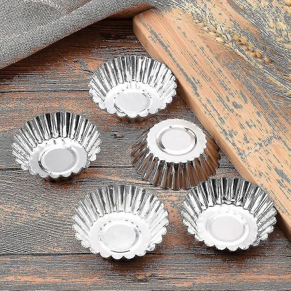 50 st. aluminiumformar för cupcakes, kakor och bakverk