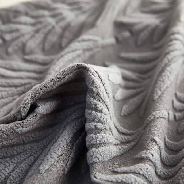 Matsalsstol Skydd Solid Jacquard Plyschöverdrag 1 st (B)
