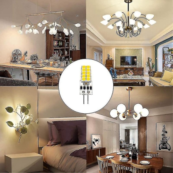 10st G4 Led Lampa Ac/dc12v-24v 3w Led G4 Light 20led 360 Beam Angle Light 2835smd Byt ut 30w Halog yu fw