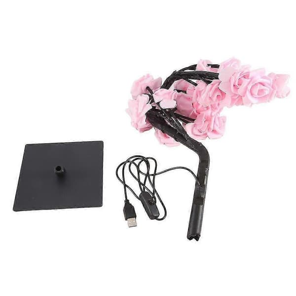 LED-belyst juleroselys Nattlampe USB-drevet