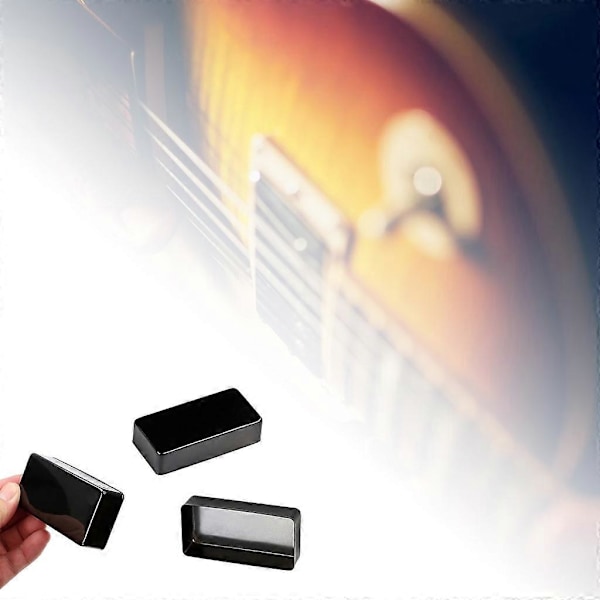 Svart Gitarr Pickup Skydd Humbucker Pickup Skydd, Inget Hål (W)