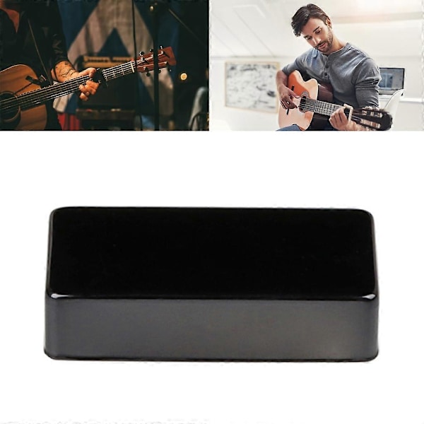 Svart Gitarr Pickup Skydd Humbucker Pickup Skydd, Inget Hål (W)