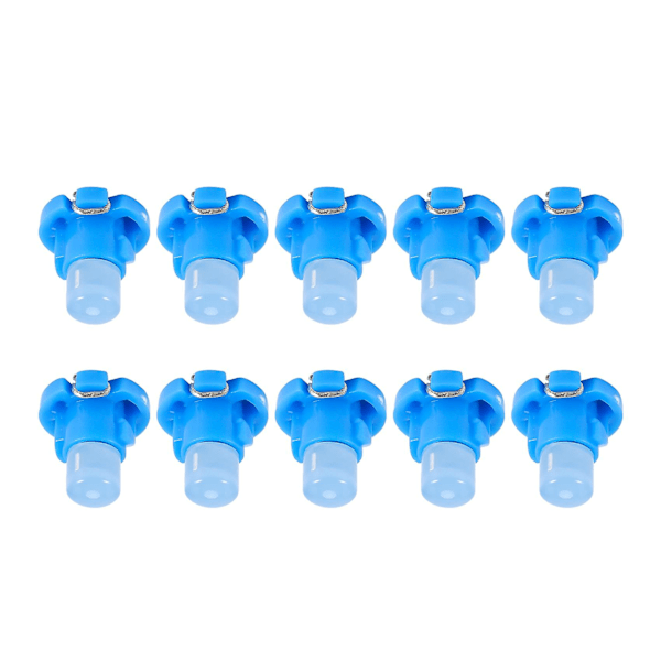 10 st. Bilinstrumentbräda Basljuslampa T4.2 COB Bilkilformad Instrumentbräda Glödlampa DC12V Lampa blue