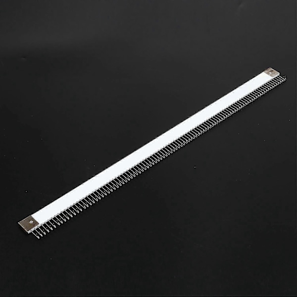 Käytännöllinen 44,5 cm ruostumattomasta teräksestä valmistettu hopeinen luontikampa neulekone kaikille 4,5 mm / 9 mm Brother-koneille (W)