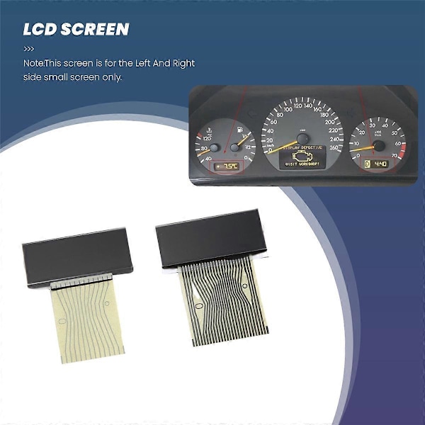 Bil LCD Skærm Aircondition Informationsdisplay til E-Klasse W210 CLK-Klasse W208 -Klasse R170 W202 (W)