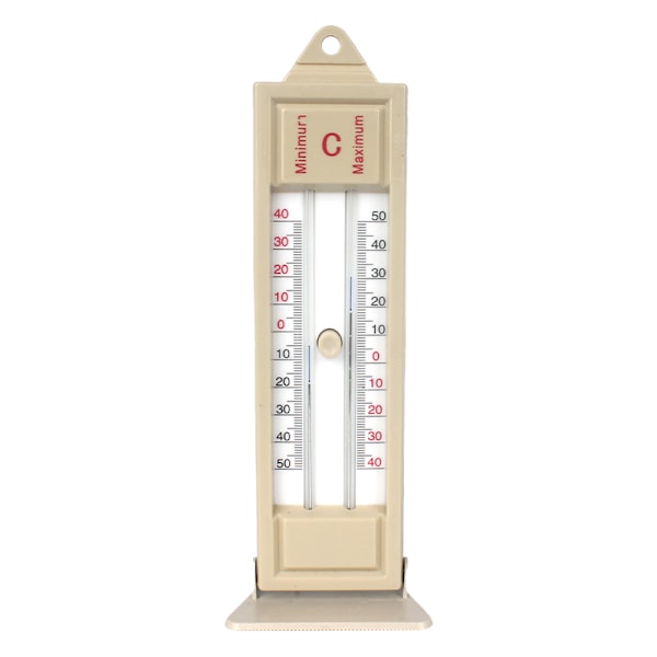 Analogt termometer til maks-min, vejrbestandigt, til drivhuse (W)