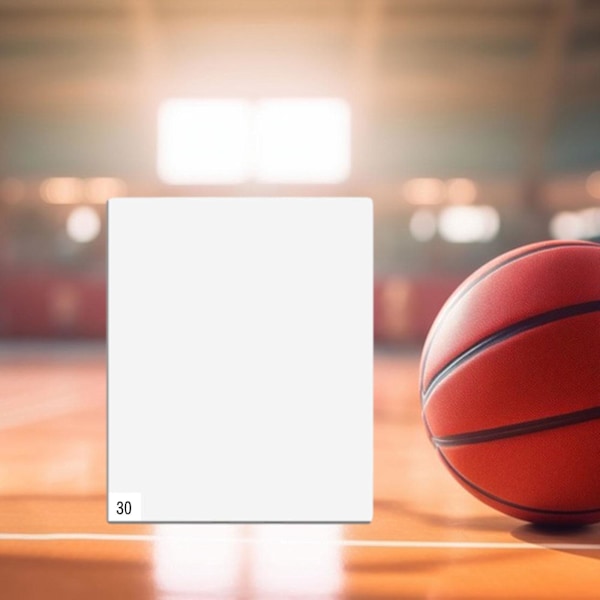 30x Basketboll Sticky Mat Sticky Golvmatta Inomhus Ren Tacky Grip Utbytbara Ark Tillbehör Ersättningsark Sticky Mat (B)