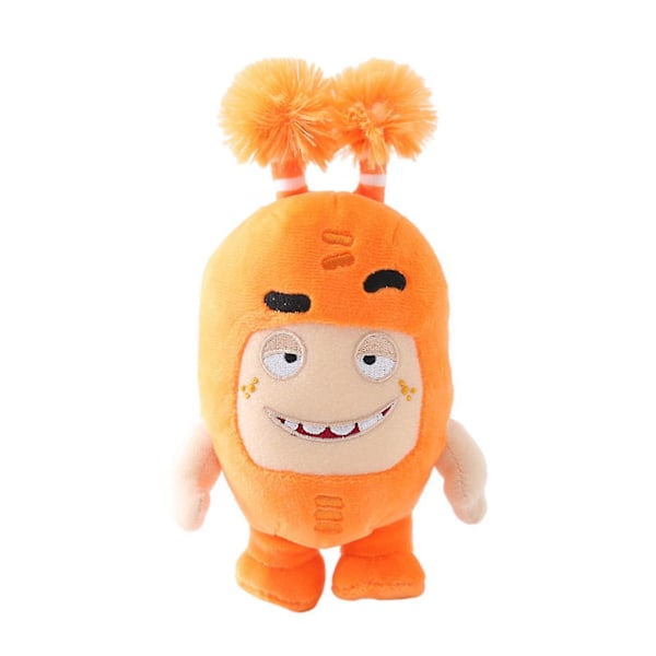 Plush Oddbods Cartoon Leksaker Dockor Mjuk Söt Pogo Ny 18cm Bubbles Jeff Leksak Orange
