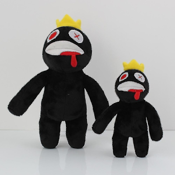 Høy kvalitet Rainbow Friends Plussj Leke Stoffdyr Dukke Plushies Skrekkspill For Halloween Jul Holi [FW] 30cm black crown