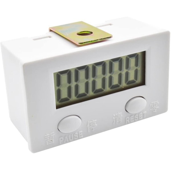 0-99999 LCD Digital Display Elektronisk Tæller Punch Magnetisk Induktion Nærhedsafbryder Reciprocat fw White