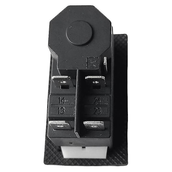 Kjd17 220v 5-polet elektromagnetiske kontakter Trykknapskontakter til haveværktøj fw Black
