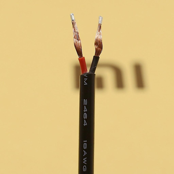 DC5521 til 2-pin DC Strømkabel 5.5x2.1mm Universal Opladerledning DC10A