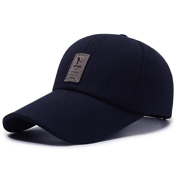 Basebollkepsar i bomull för män, solskyddskepsar, kepsar, kepsar [FW] Navyblue 56-60cm