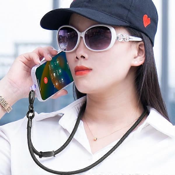 Mobiltelefon Halsband Set Anti-Förlorad Nylon Typ A 3st