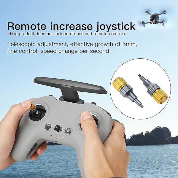Teleskopiske kontrolpinde til FPV droner fjernbetjeningsudskiftning (W)