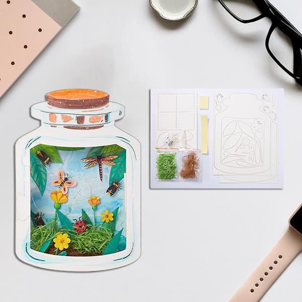 2 Set Barn Papper Ritning Leksak Pedagogiska Leksaker Barn Gåva DIY Leksaker (Fww)