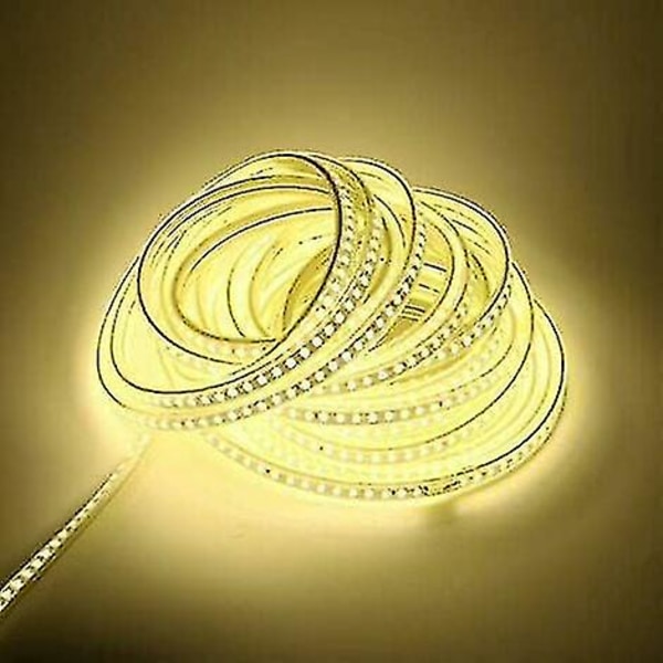 8M LED-remsa för utomhusbruk 220V 4000K Positiv vit 5 meter IP67 Vattentät LED-ljusremsa (Positiv vit, 8m) {FW}