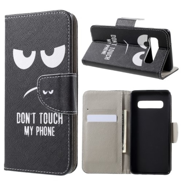Wallet case for Samsung Galaxy S10 Plus - Don't Touch My Phone 100