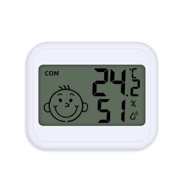 Mini digitalt termometer hygrometer med LCD-skjerm