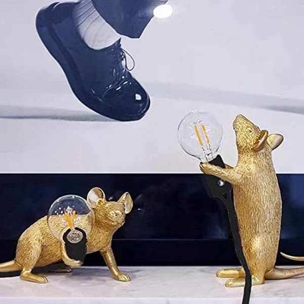 Bordlampe med musedesign E12 Sokkel Varm Rumindretning