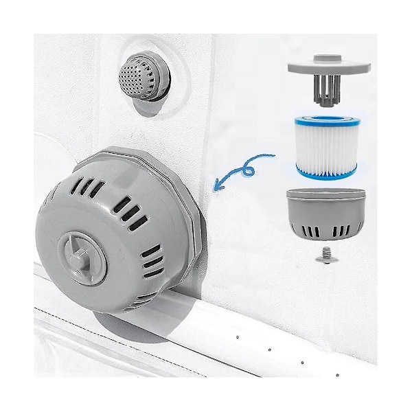 Kompatibel Lay Z V1 S1 Spa Filterhus Holder Boblebad Spa Bassengrenser-B (FMY) (W)