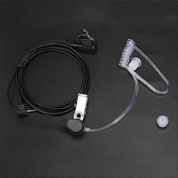 Kannettava 1-nastainen 2,5 mm putkikuuloke PTT MIC Motorola 1-nastaiselle radiopuhelimelle (W)