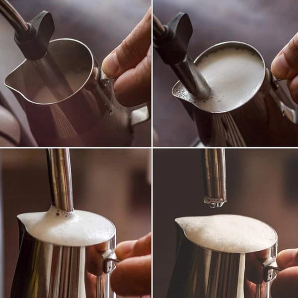 Melkekanne i rustfritt stål 200 ml