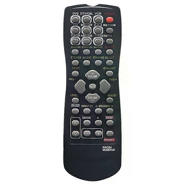 Ny Ersättningsfjärrkontroll RAV254 WE45870 US För Yamaha AV Receiver RX-V350 RX-V359 (W)