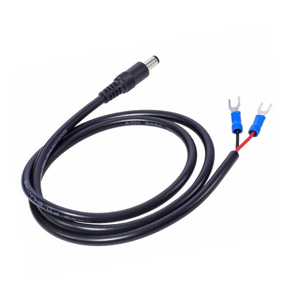 DC5521 til 2-pin DC Strømkabel 5.5x2.1mm Universal Opladerledning DC10A
